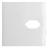 Placa 4x4 1 Tomada - Novara Branca